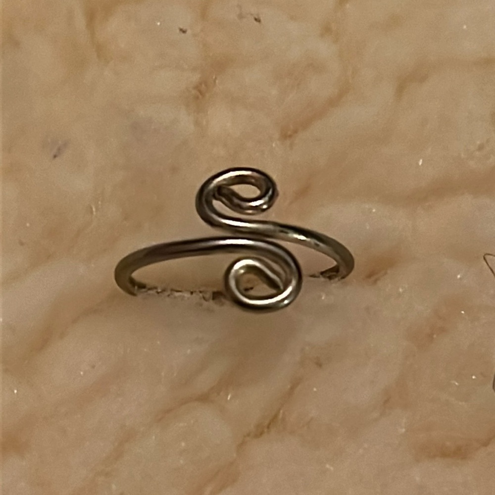 Sterling Silver Adjustable Ring - image 1